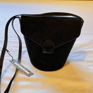 Loeffler Randall Suede bag   NWT  Black